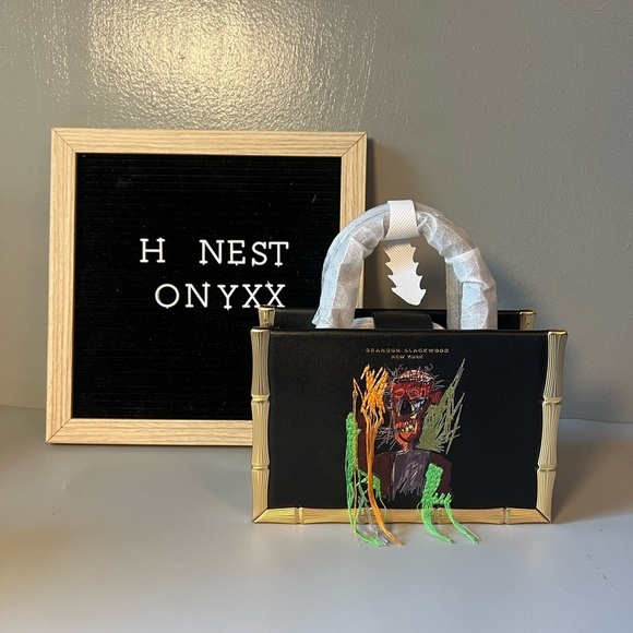 Limited Edition Brandon Blackwood Bamboo Basquiat Bag - Picture 10 of 11
